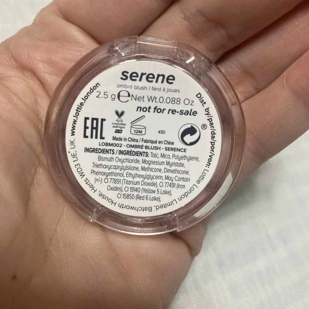 Lottie London Blush - Serene 0.088oz ~ New!